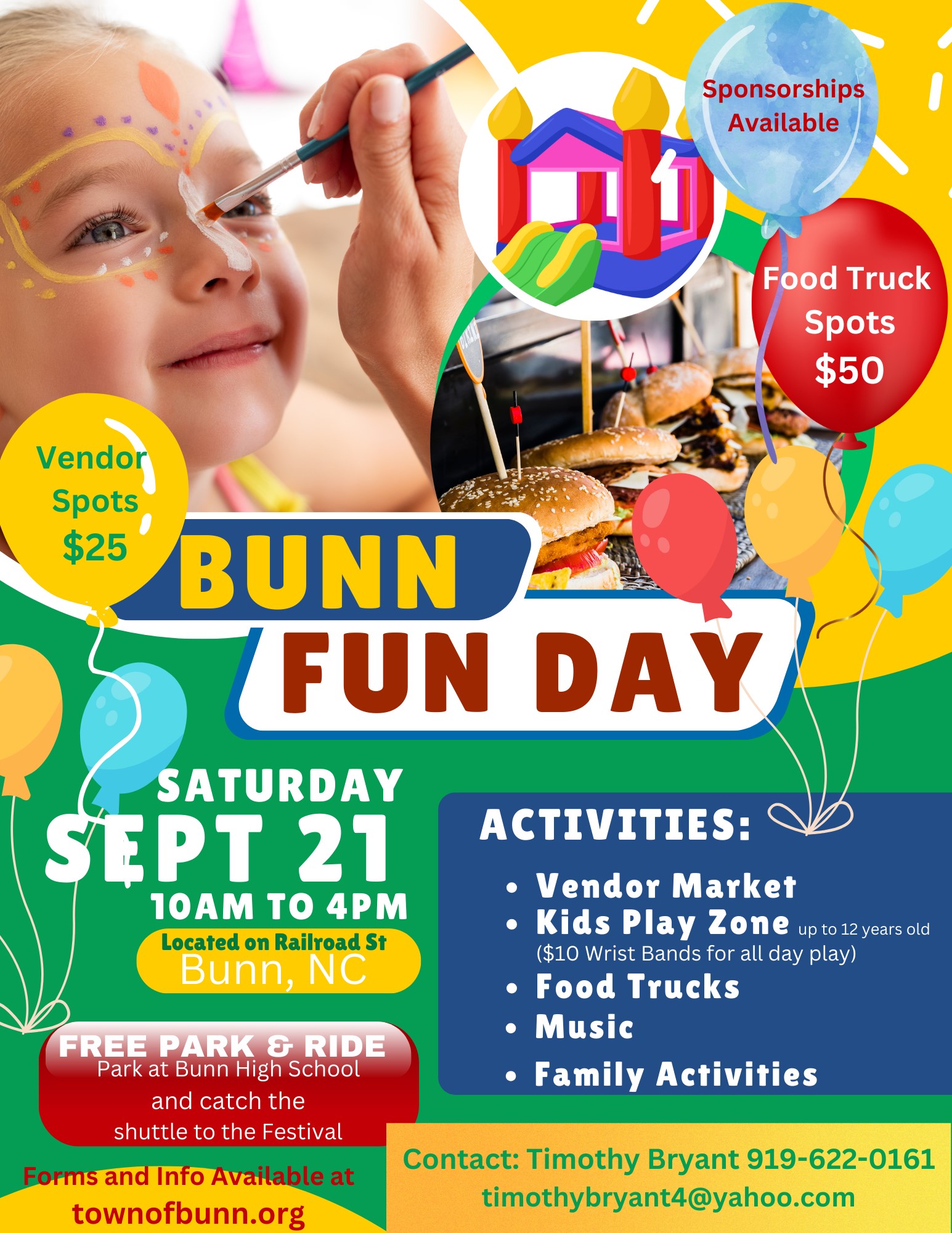 Bunn Fun Day 2024 – Town Of Bunn