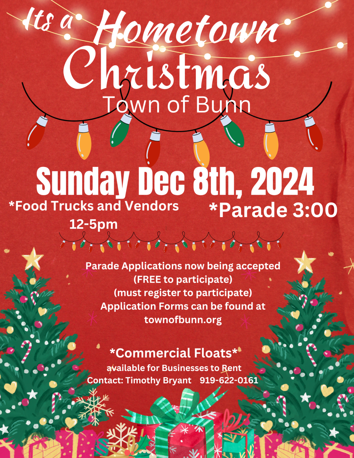 2024 Bunn Christmas Parade Town Of Bunn